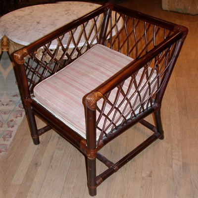 Lot 543 - Bamboo Armchair