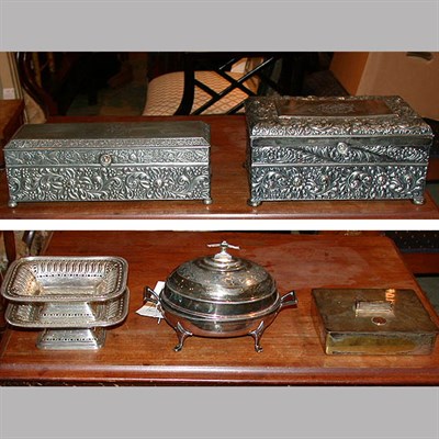 Lot 583 - Miscellaneous Group of Six Silver Plated...