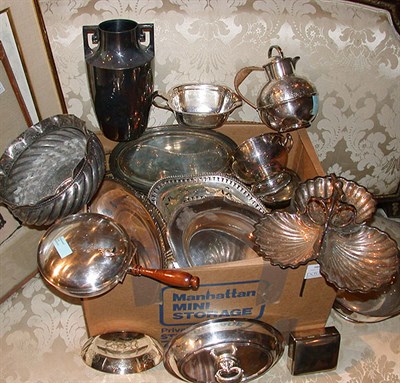 Lot 588 - Miscellaneous Group of Silver Plate Articles...