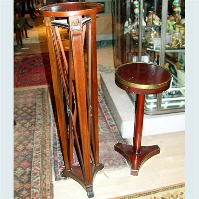 Lot 604 - Group of Three Empire and Georgian Style...