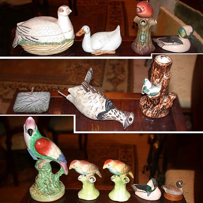 Lot 623 - Miscellaneous Group of Bird Figurines...
