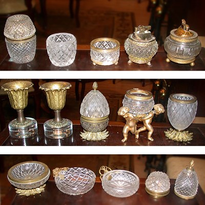 Lot 624 - Group of Gilt-Metal Mounted and Gilt-Bronze...