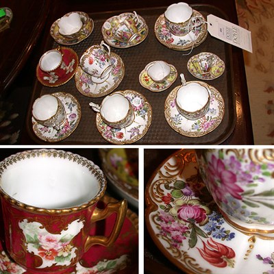 Lot 484 - Miscellaneous Group of Continental Porcelain...