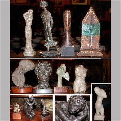 Lot 501 - Miscellaneous Group of Sculptures Together...