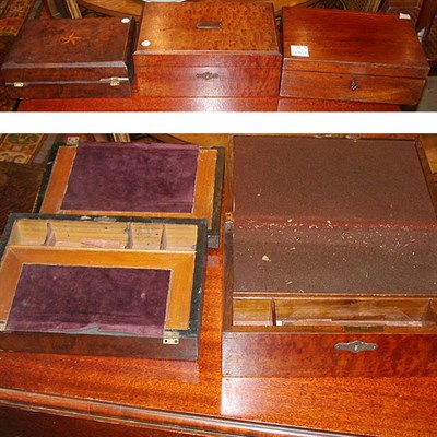 Lot 402 - Group of Three Georgian Style Mahogany or Burl...