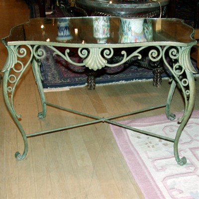Lot 753 - Venetian Style Glass Top Low Table