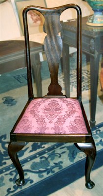 Lot 317 - Assembled Set of Six Queen Anne Style Mahogany...