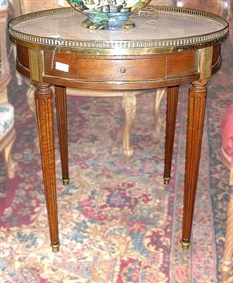 Lot 666 - Louis XVI Style Bouillotte Table The circular...