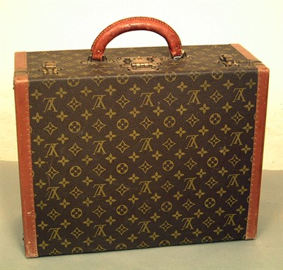 Lot 534 - Louis Vuitton Overnight Suitcase 1950s...