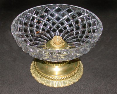 Lot 1 - Louis XVI Style Cut Glass and Gilt-Bronze...