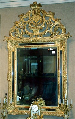 Lot 305 - Louis XV Style Gilt Carved Wood Mirror The...