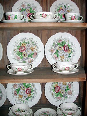 Lot 532 - Royal Doulton Floral Decorated Porcelain...