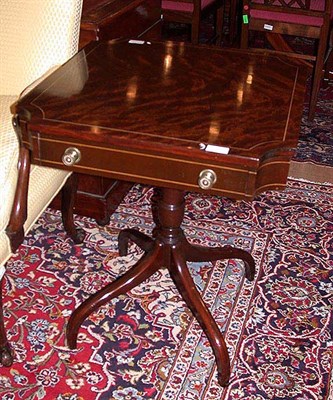 Lot 485 - Regency Style Mahogany Side Table