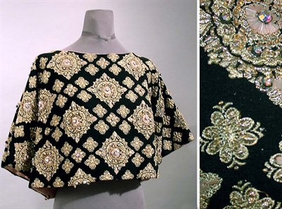Lot 179 - Elizabeth Arden Jeweled Evening Jacket 1960s...
