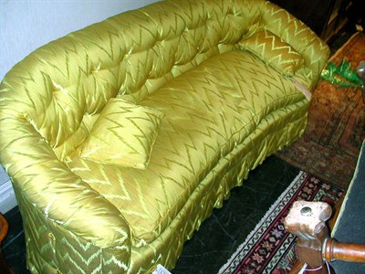 Lot 140 - Victorian Style Upholstered Settee