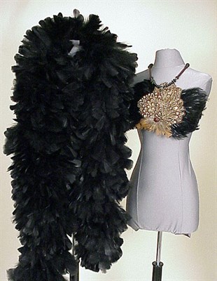 Lot 273 - Two Feather Accessories Comprising a black...