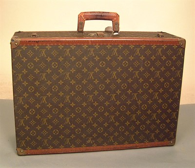 Lot 541 - Louis Vuitton Suitcase 1950s Monogram canvas,...