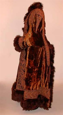 Lot 17 - Bronze Velvet Mantle Attributed to Emile...