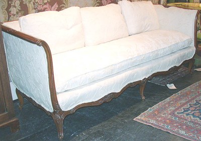 Lot 248 - Louis XV Style Upholstered Walnut Settee