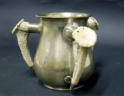 Lot 533 - Gorham Sterling Silver Vase With three stag...