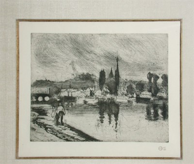 Lot 339 - Camille Pissarro VUE DE ROUEN (DELTEIL 50)...
