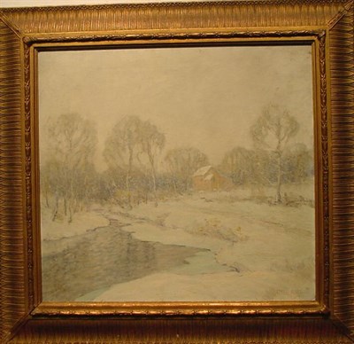Lot 86 - Ernest Albert 1857-1946 THE RED BARN Signed...