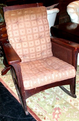 Lot 250A - Oak Rocking Chair