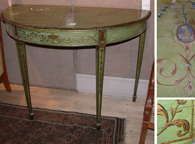 Lot 617 - George III Style Painted Console
