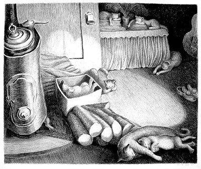 Lot 217 - Wanda Gag SIESTA (WINNAN 114) Lithograph, 1937,...