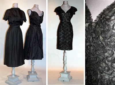 Lot 98 - Three Little Black Dresses American, 1960s The...