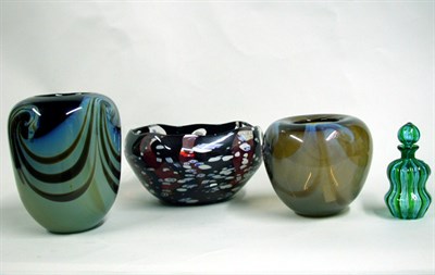 Lot 645 - Group of Glass Articles Contemporary...