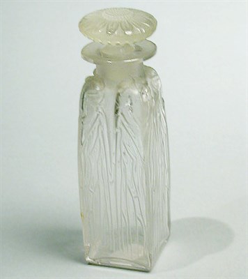 Lot 201 - Lalique Molded Glass Quatres Cigales Flacon...