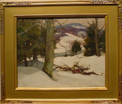 Lot 71 - Emile Albert Gruppe 1896-1978 VERMONT WINTER...