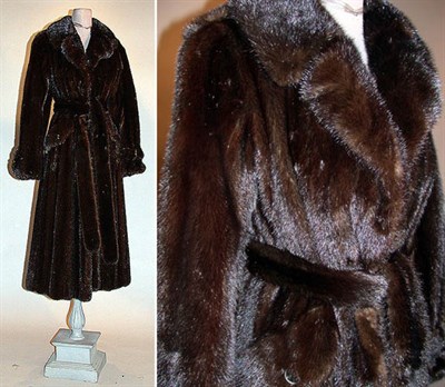 Lot 240 - Alixandre Natural Ranch Mink Trenchcoat Mid...