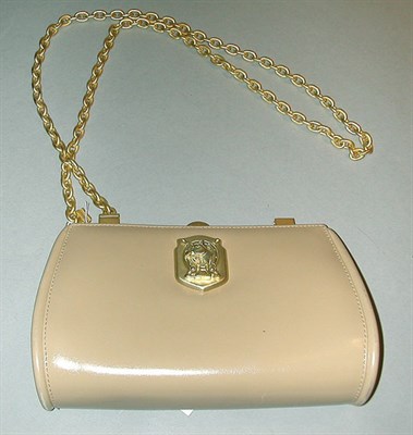 Lot 296 - Kieselstein-Cord Shoulder Beige Bag With matte...