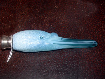Lot 247 - Webb Swan's Head Cameo Glass Perfume Flask In...