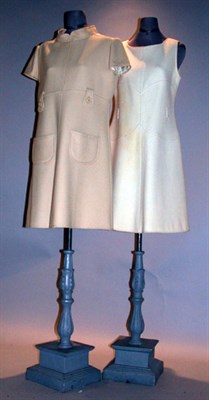 Lot 56 - Two Courreges A-Line Dresses French, circa1965...
