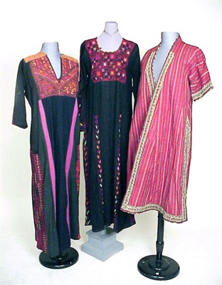 Lot 38 - Three Embroidered Ethnic Dresses Afghanistan...