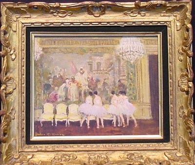 Lot 231 - Jules Rene Herve French, 1887-1981 BALLERINAS...