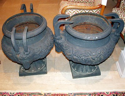 Lot 730 - Pair of Neoclassical Style Cast Metal...