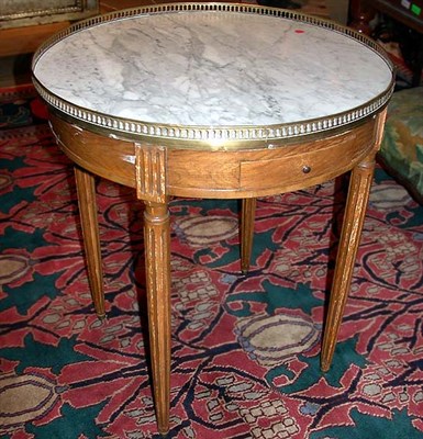 Lot 382 - Louis XVI Style Mahogany Bouillotte Table