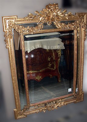 Lot 427 - Louis XVI Style Gilt-Wood Mirror The...
