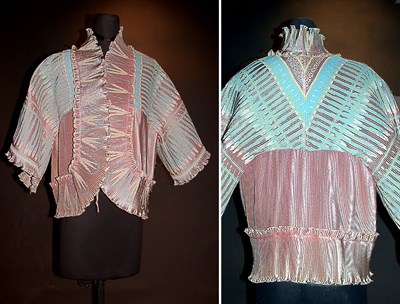 Lot 57 - Zandra Rhodes Pleated Jacket English, 1970s...