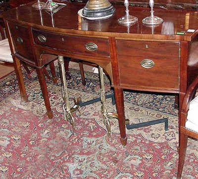 Lot 437 - Georgian Style Mahogany Bow-Front Sideboard