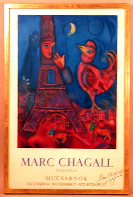 Lot 191 - After Marc Chagall GOOD MORNING PARIS (S. 132)...
