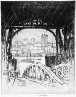 Lot 323 - Joseph Pennell THE WOOLWORTH BUILDING; THE...