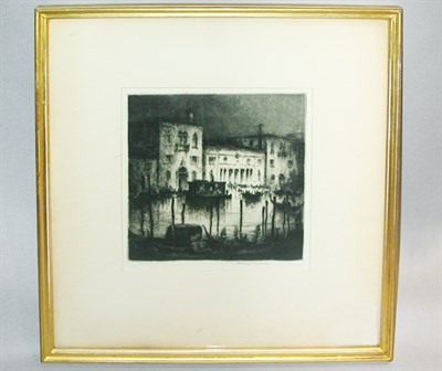 Lot 248 - Albany E. Howard [VENICE AT NIGHT] Mezzotint,...