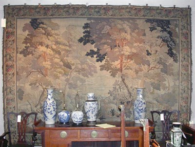 Lot 630 - Jacquard Machine Loom Verdure Tapestry...