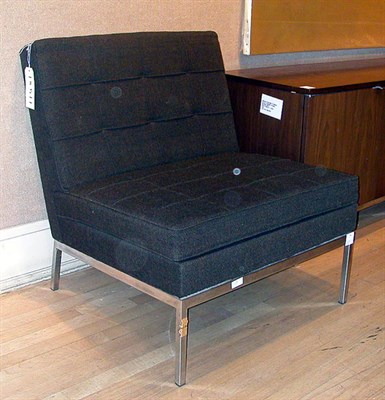Lot 138 - Pair of Chrome Lounge Chairs Designed by...