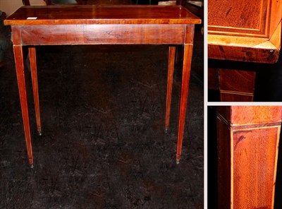 Lot 274 - Inlaid Mahogany Console Table Possibly...